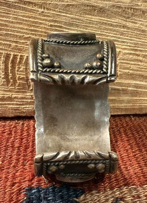 5 Stone Blue Gem Cuff