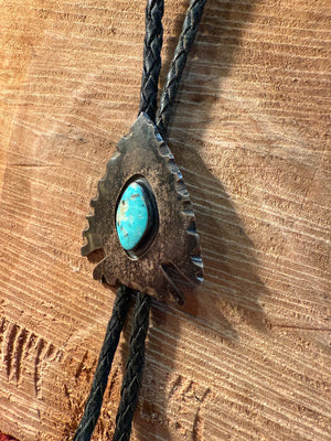 Arrow Head Turquoise Bolo Tie