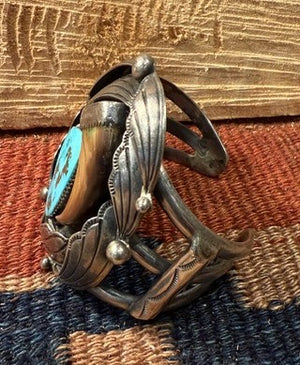 Bear Claw Turquoise Cuff