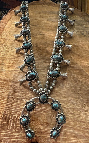 Bisbee Cabochon Blossom Necklace