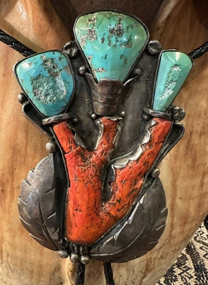 Branch Coral Bola Tie