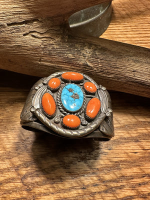 Coral Turquoise Bracelet