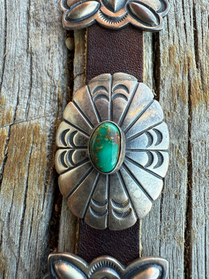 Green Stone Concho Belt