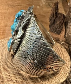 Kingman Nugget Turquoise Bracelet