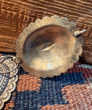 Kirk Smith Link Concho Silver Belt