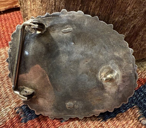 Large Blue Gem Buckle