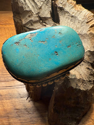 Large Slab Morenci Mine Turquoise Cuff