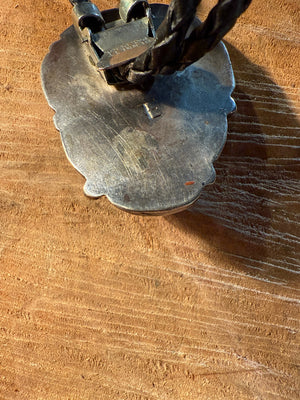 Morenci Turquoise & Coral Bolo Tie