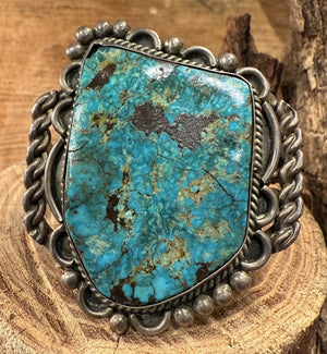 Morenci Turquoise Slab Bracelet