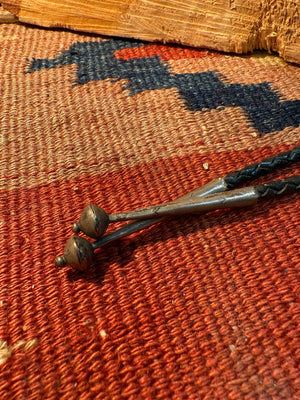 Old Zuni Butterfly Turquoise Bolo Tie