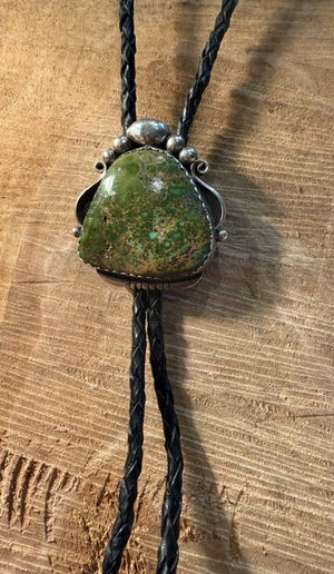 Olive Green Bolo Tie