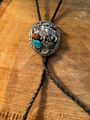 R Begay Bison Bolo Tie