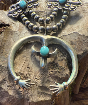 Repousse Squash Blossom Necklace