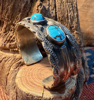 Serpent Turquoise Cuff