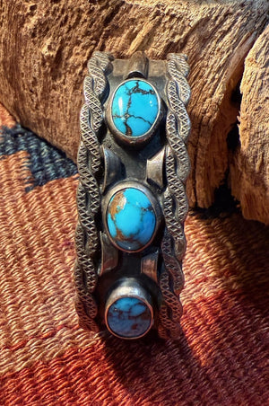Serpent Turquoise Cuff