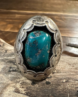 Shadow Box Turquoise Ring