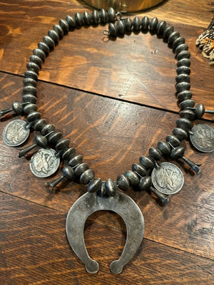 Silver Mercury Squash Blossom