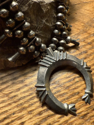 Silver Squash Blossom Necklace
