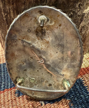 Silver Turquoise and Coral Buckle