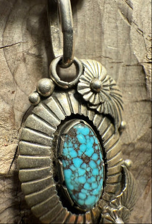 Stone and Silver Link Concha Belt