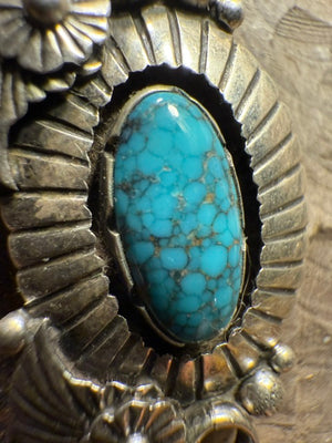 Stone and Silver Link Concha Belt