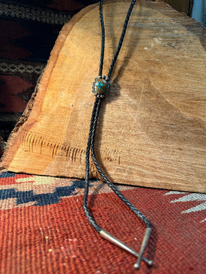 Turquoise & Sterling Silver Bolo Tie