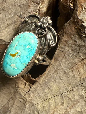 Water Web Turquoise Ring