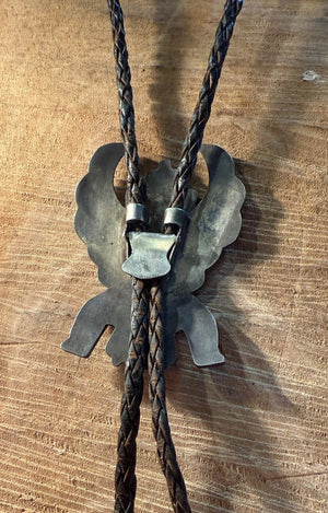 Zuni Inlay Dancer Bolo Tie