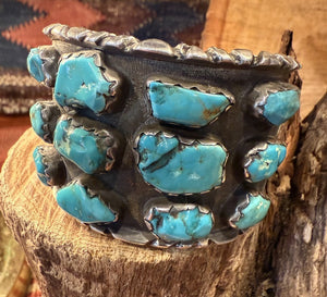 Zuni Massive Turquoise Cuff