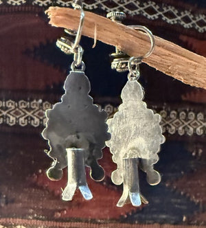 Zuni Turquoise Dangler Earrings