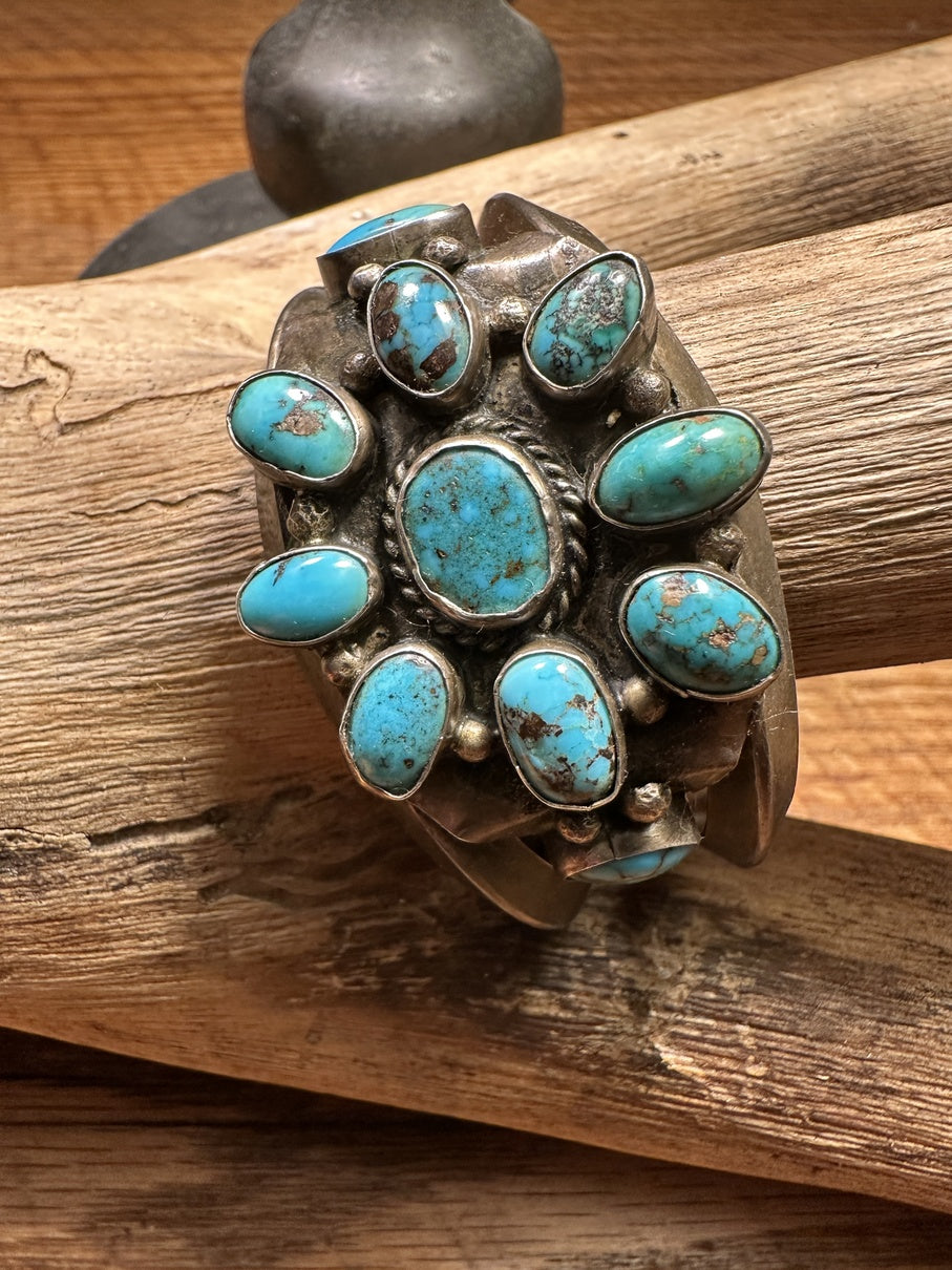 11 Stone Turquoise Bracelet