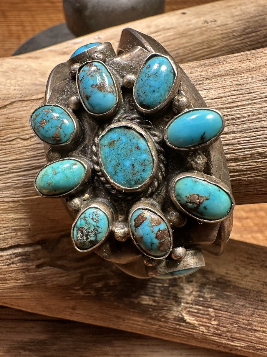 11 Stone Turquoise Bracelet