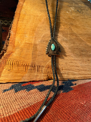 Arrow Head Turquoise Bolo Tie