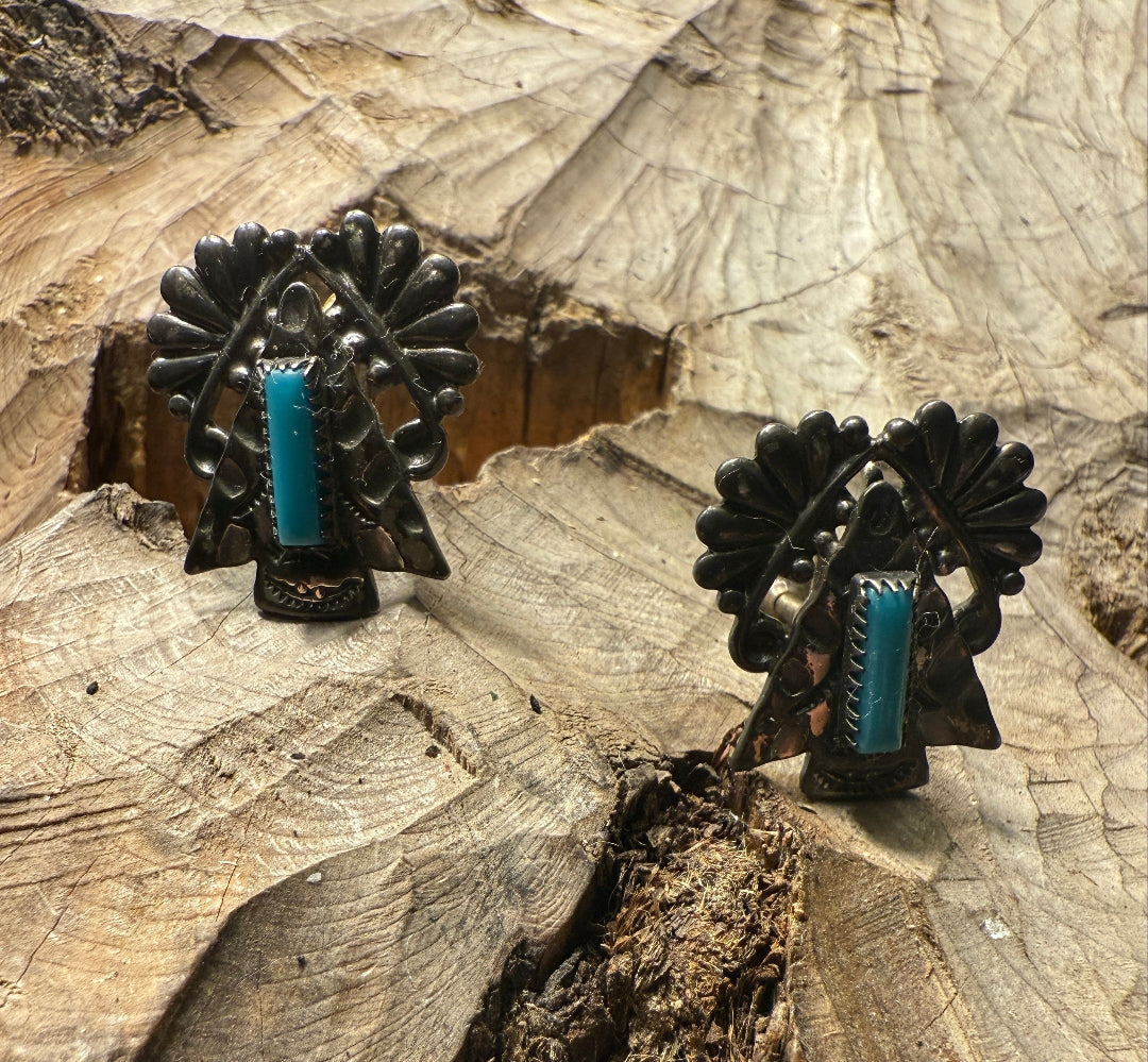 Arrowhead Turquoise Earrings