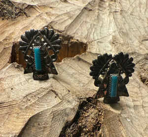 Arrowhead Turquoise Earrings