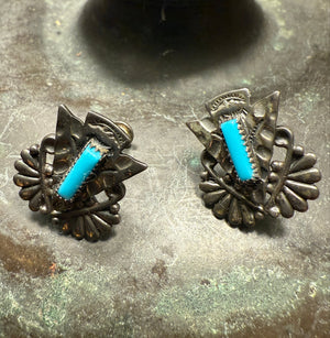 Arrowhead Turquoise Earrings