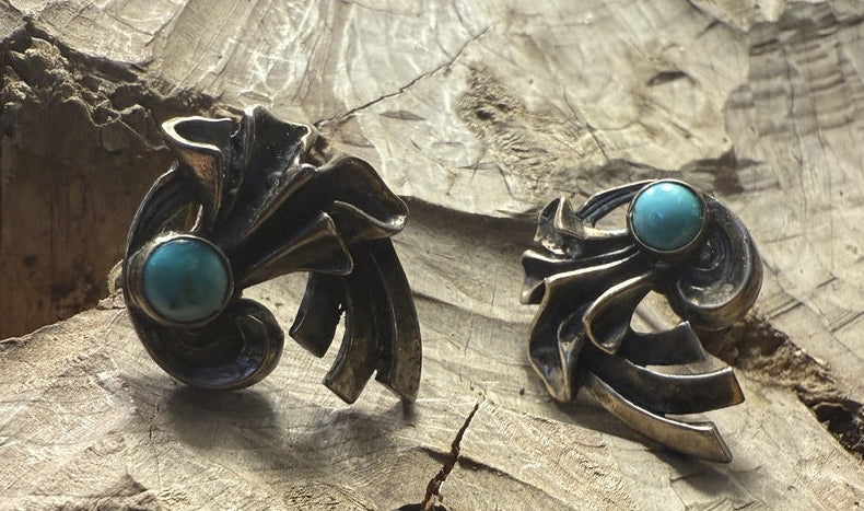 Art Deco Zuni Earrings