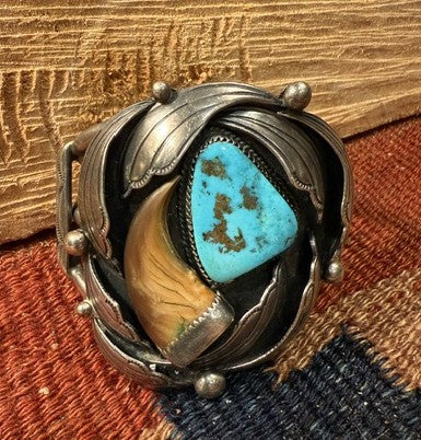 Bear Claw Turquoise Cuff