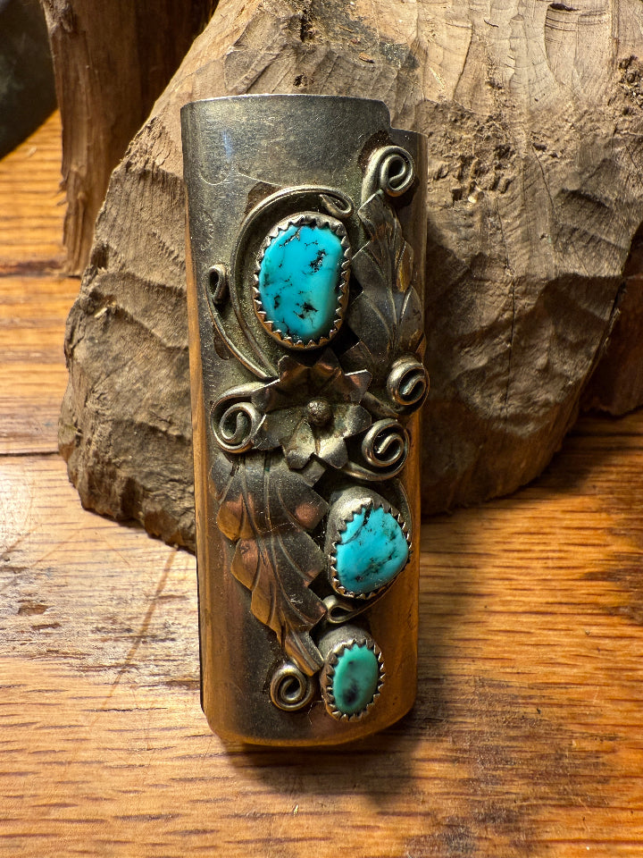 Bic Turquoise Lighter Holder