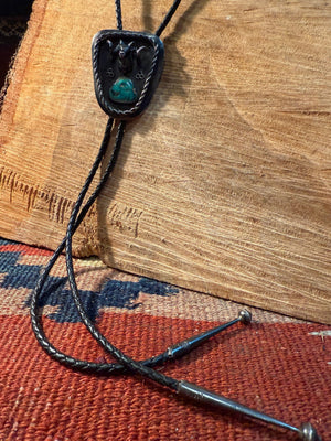 Bighorn Sheep Turquoise Bolo Tie 