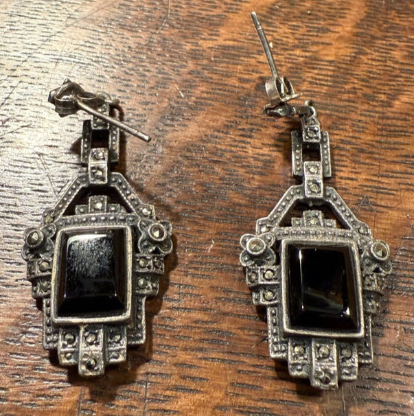 Black Onyx Earrings