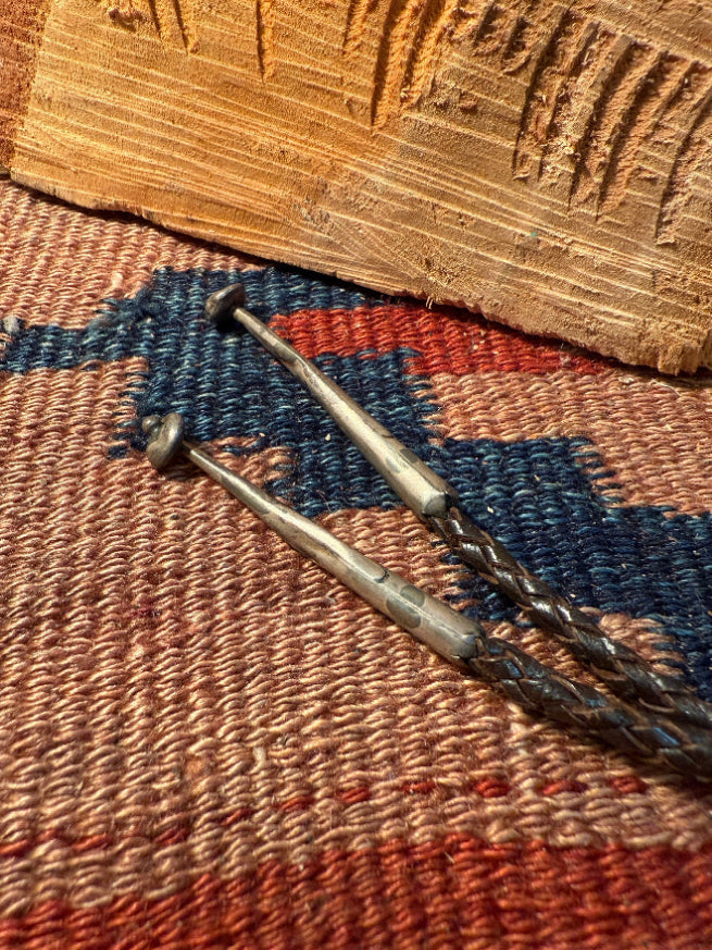 Blue Gem Channel Inlay Bolo Tie