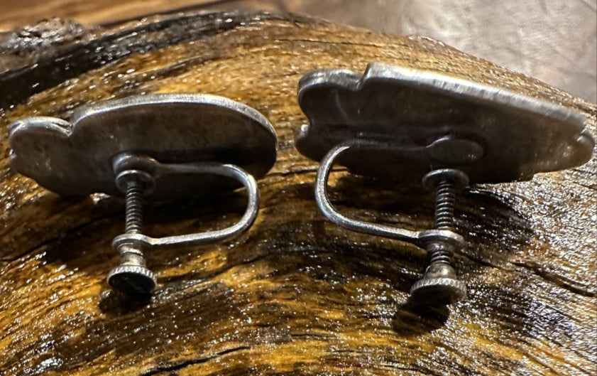 Blue Gem Tear Drop Earrings