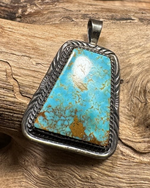 Blue Gem Turquoise Pendant