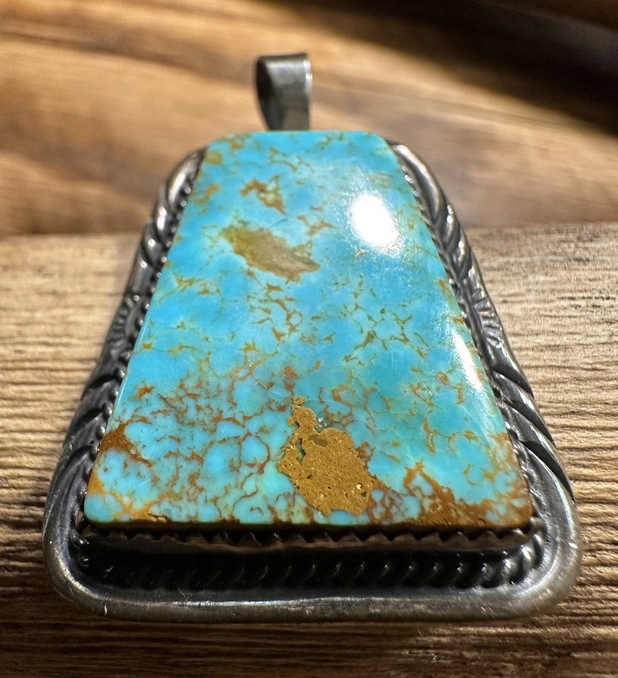 Blue Gem Turquoise Pendant