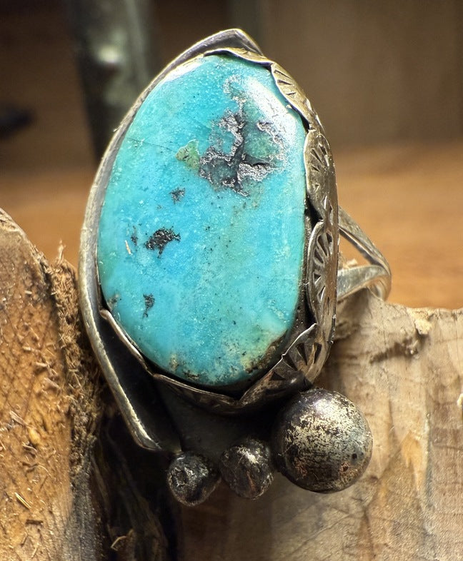 Blue Gem Turquoise Ring