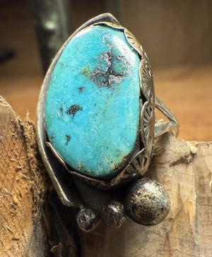 Blue Gem Turquoise Ring