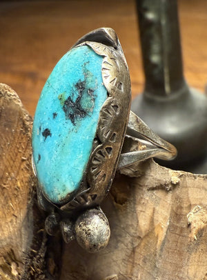 Blue Gem Turquoise Ring