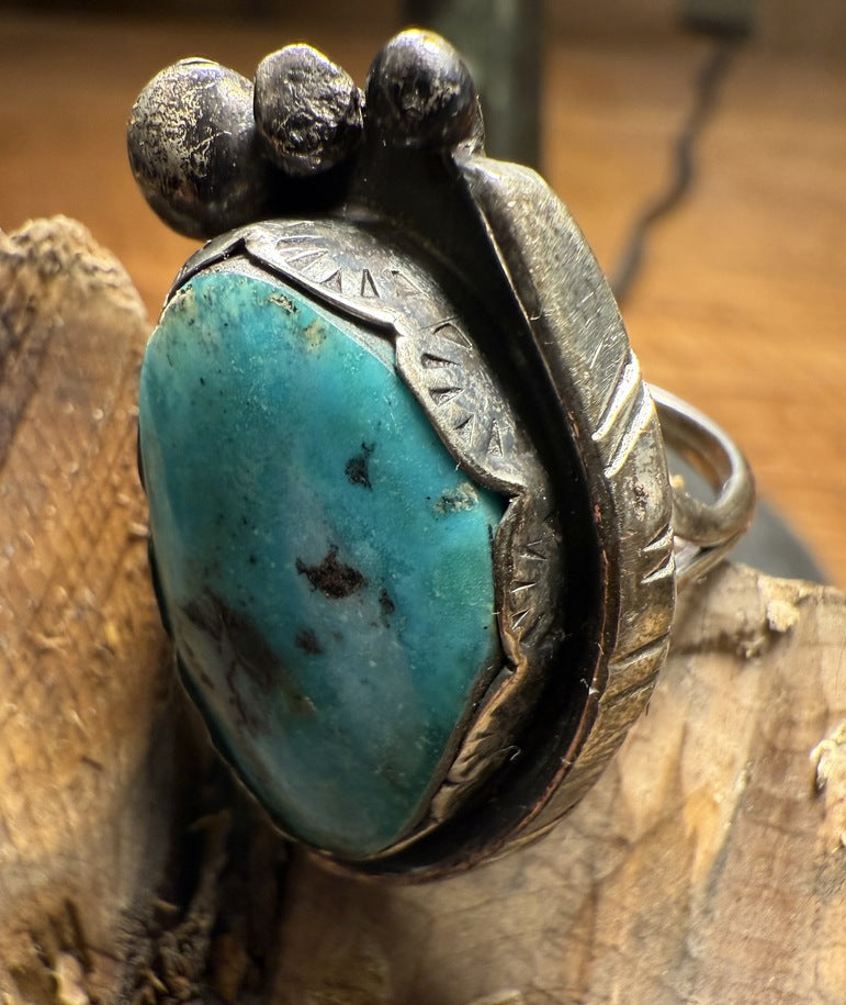 Blue Gem Turquoise Ring