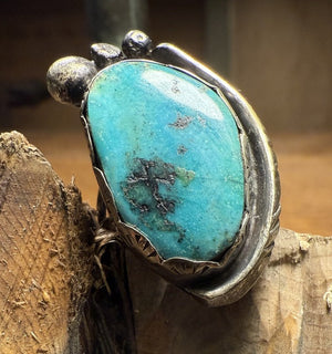 Blue Gem Turquoise Ring